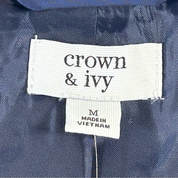 NWT Crown & Ivy  Global Traveler Jacket Sz Medium - Picture 10 of 15